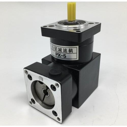 5 :1 Right Angled Planetary Speed Reducer Gearbox 90degree Angle Reversing Corner Reducer for NEMA23 57mm Stepper Motor