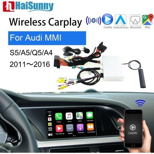 Wireless Carplay Support MMI 3G Multimedia Maps Auto interface Original Screen For Audi S4 A4 S5 Q5 A5 B8 2010- 2012 -2014-2016