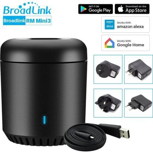 Broadlink RM Mini 3 BesCon RM4C Mini Smart WiFi IR Remote Controller APP Control Voice Control Works With Alexa Google Home Mini