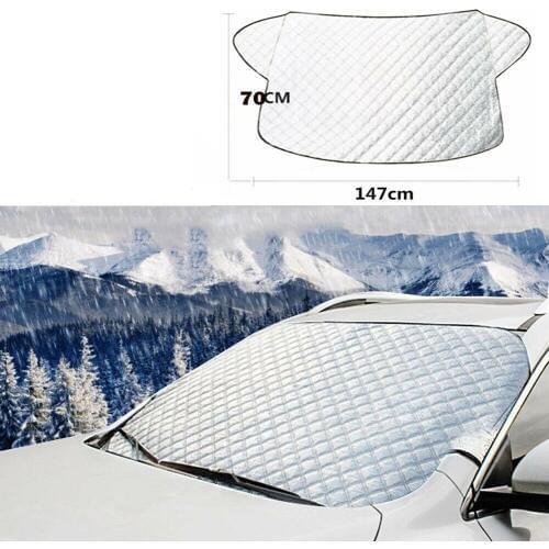 Car Windscreen Cover Snow Frost Ice Winter Sun Shade Dust Protector Shield