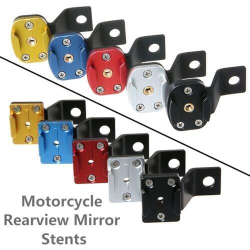 Motorcycle Rearview Mirror Aluminum Alloy Stent Fixed Bracket Holder for Gopro Hero 3 4 5 6 7 Xiaomi Yi SJCAM SJ4000 SJ8 EKEN H9
