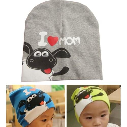 Cotton Warm Winter Autumn Newborn Crochet Baby Hat Girls Boys Cap Children Unisex Beanie Infant knitted toddlers Love Mom Dad