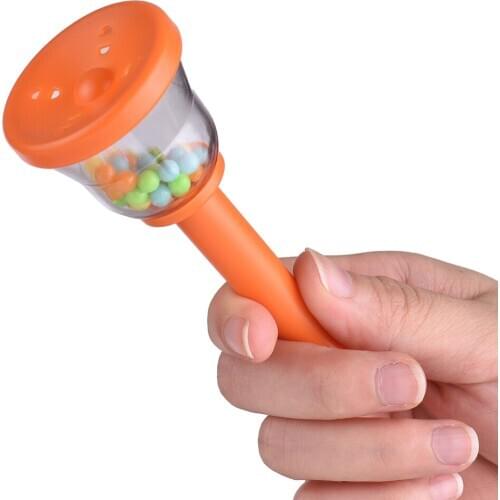 Baby Handbell Eco-Friendly Plastic Bell Handbell Musical Toy Percussion Instruments for Baby Toddlers Kids Children