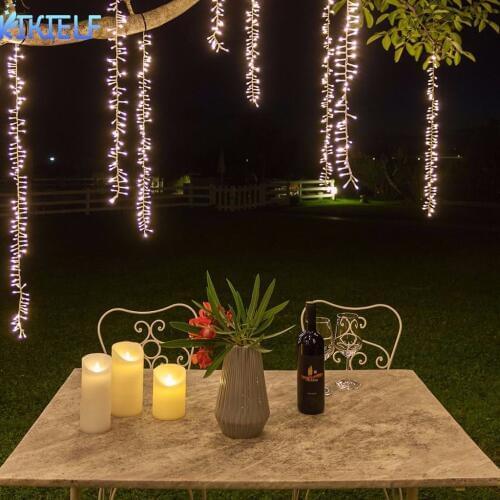 Connectable LED Wedding String Lights Chirstmas Fairy Lights Garland Led Outdoor For Tree GardenParty Street Decoration