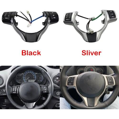 High Quality Steering Wheel Buttons Bluetooth Phone Cruise Control Volume Switch 84250-0D020 For Toyota Verso-S Yaris 2012-2018