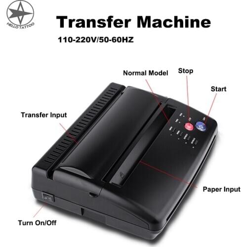 Tattoo Transfer Machine Copy Stencil Machine Printer Drawing Thermal Stencil Maker Copier for Tattoo Transfer Paper Supply