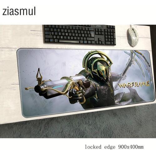 Warframe mouse pad 900x400x3mm mousepads Personality gaming mousepad gamer wrist rest personalized mouse pads keyboard pc pad