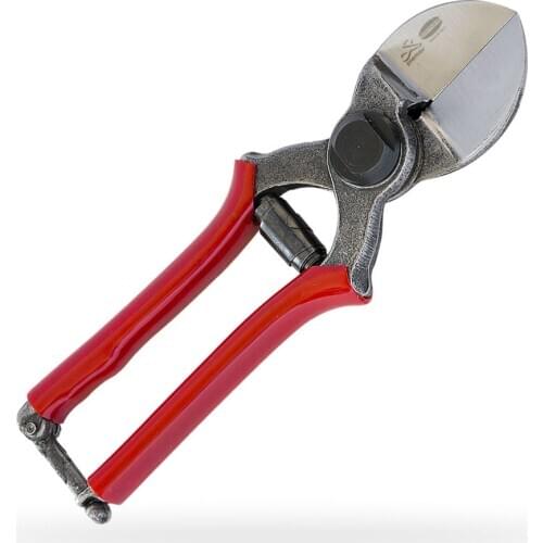 Pruning shears Red PVC-coated handles - MADE IN ITALY (85798)