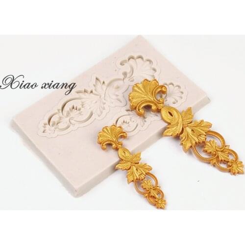 Lace Fondant Cake Silicone Molds For Baking Cake Decorating Tools DIY Pastry Kitchen Baking Accessories Chocolate Mold Soap Mold