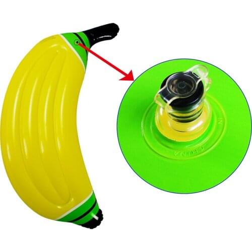 Summer Giant Inflatable Banana Pool Bed Floating Row Swimming Ring Air Mattress Water Lounge Chair Outdoor Beach Party Toys
