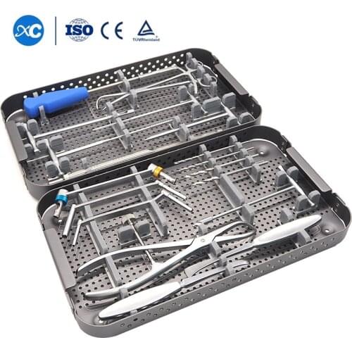 Medical Orthopaedic Operation Large and Small Fragment Bone Surgery Complete Set Basic Orthopedic Surgical Instrument Set