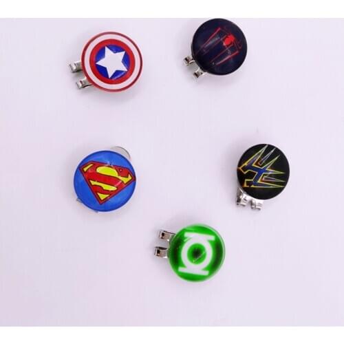 NEW Magnetic Golf Hat Clip With Ball Marker A Star Green Hand Super Hero VARIOUS DESIGNS