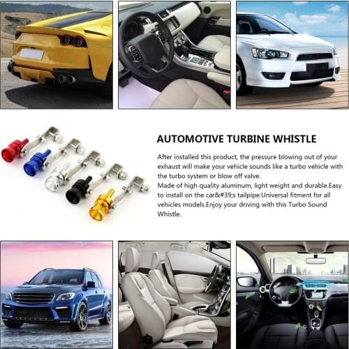 New Universal vehicle exhaust silencer car exhaust muffler Turbo Sound Whistle Exhaust Pipe for audi size M hot selling