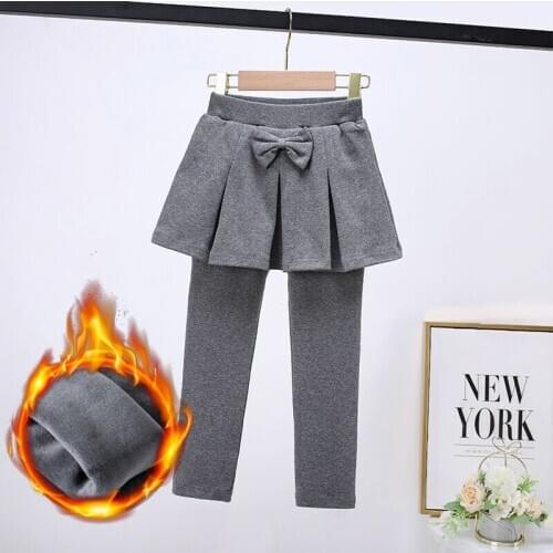 2021 Autumn Winter Baby Girls Cotton Leggings Girls Skirt-pants Child Girl Pants Kids Leggings Cake Skirt Children Clothes D274
