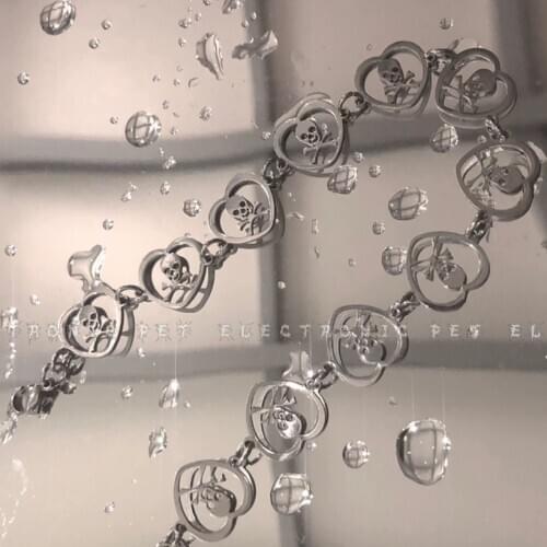 European and American Punk Cool Skull Titanium Steel Necklace