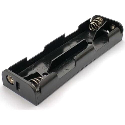Long Strip Type Plastic 4 X 1.5V AA Battery Holder Case 6V Housing AA Batteries Storage Box 9V Button Battery Cover Box