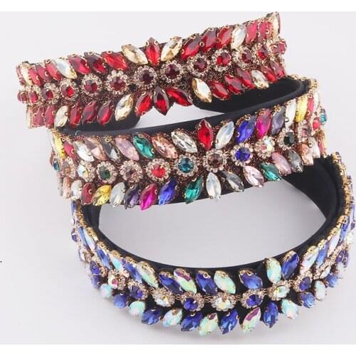 Baroque Headband, Rhinestone Headband, Ladies Prom Hair Accessories, Clothing Accessories Diademas Para El Pelo Mujer 2020