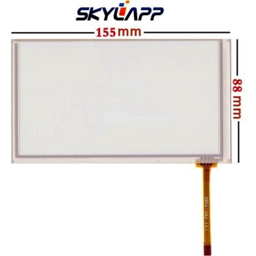 New 6.2''inch 155*88mm Touchscsreen HSD062IDW1 A01 / TM062RDH03 PW062XS1 Automotive DVD GPS Handwritten Touch Panel Screen Glass