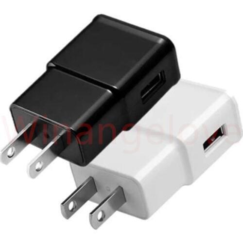 USB Wall Charger 5V 2A AC Travel Home Charger Adapter US EU Plug for universal smartphone android phone White Black Color