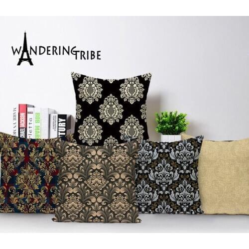 Scandinavian Style Pillow Case Farmhouse Home Decor Jacquard Pillowcase Geometric Cushion Covers Car Bohemian Linen Cojin Cover