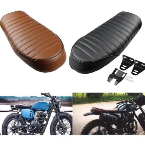 New Hot Sale Universal Motorcycle Seat Modified Seat Cushion PU Leather Retro Cushion for 02 Gsxr600 Z900 Yamaha Honda Monkey
