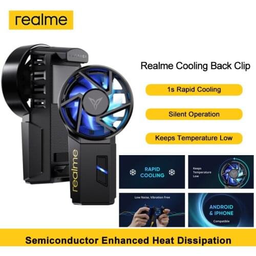 Realme Cooling Back Clip 1s Rapid Cooling Keeps Temperature Low Silent Operation For Realme GT 7 Pro 7i X7 Pro