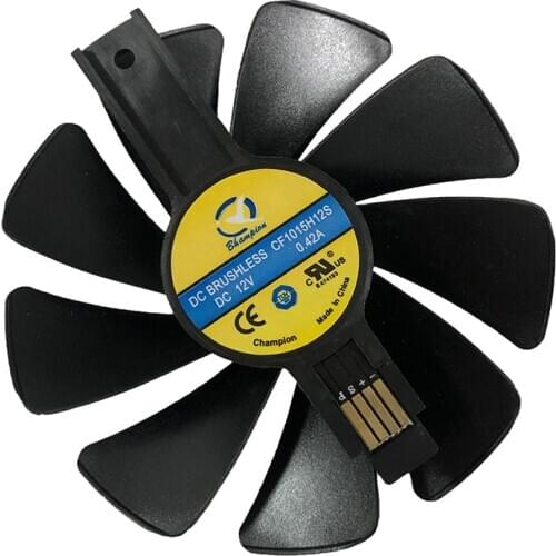 CF1015H12S FDC10U12S9-C GPU RX 480 RX 470 Cooler NITRO Gear LED fan for Sapphire RX480 RX470 video Card cooling as replacement