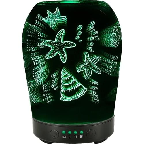 100ML Aromatherapy Essential Oil Aroma Diffuser With Remote Control 7 Color LED Lights For Home Office Air Diffuser Humidifier