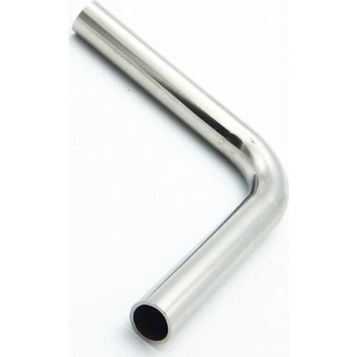 2-1/2" 63mm OD 304 Stainless Steel Sanitary Weld 90 Degree Elbow Pipe Fitting For Home Brew Homebrew Straight Pipe Length 150mm