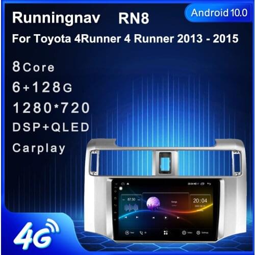 9.2 "Android 10 Car Multimedia Stereo Radio Audio DVD GPS Navigation Sat Head Unit For Toyota 4Runner 4 Runner 2013 2014 2015