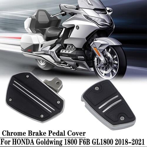 Motorcycle Accessories Brake Pedal Cover Chrome Brake Pedal Extension For HONDA Goldwing 1800 F6B GL1800 2018-2021