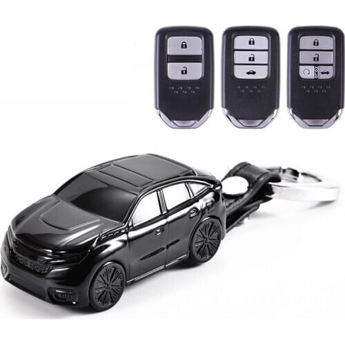 Car Model Car Keychain Car key Case Holder Cover For HONDA Accord Civic Fit Jazz CRV HRV Vezel City Odyssey Key Case Cover