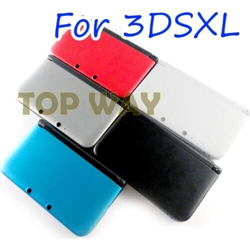 1set Full Set Case Shell Housing Cover For Nintend 3DS XL LL High Quality with button rubber parts Housing Shell Case
