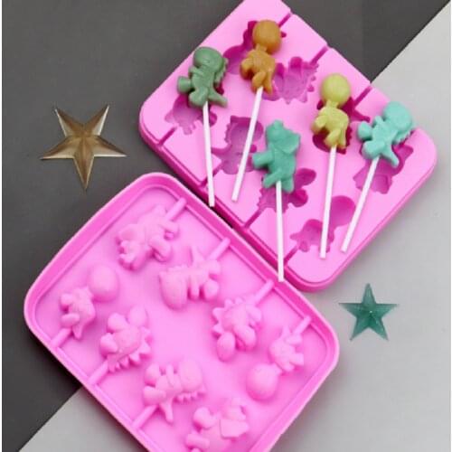 Dinosaur Lollipop Silicone Mold