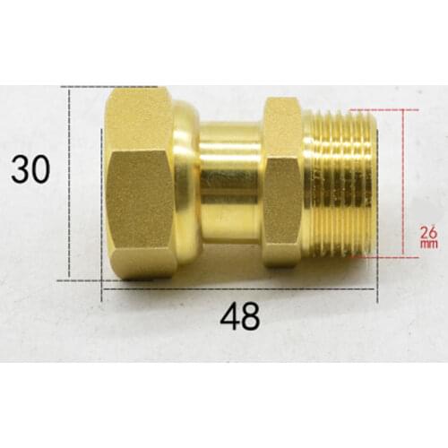 3/4" BSP Female To Male Brass Union Pipe Fitting Water Gas Oil For Water Meter