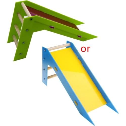 Parrot Toy Bird Intelligence Skill Training Slide and Crawling Ladder Parrot Educational Toys Parakeet Funny Perch Toy