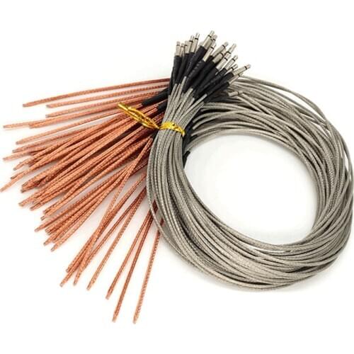 10Pcs Acoustic Guitar Under saddle Cable Piezo Pickup For EQ,Transducer Sensitivity Piezo Bridge Pickup Cable