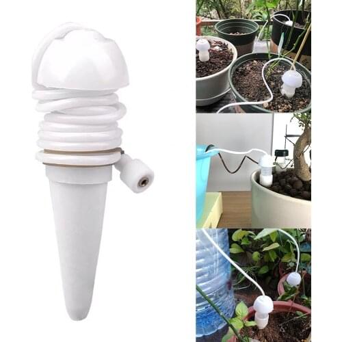 6 Pcs/Lot Automatic Self Watering Probes Plant System Ceramic Spikes Creative Gardening Flower Pot Potted Drip Device