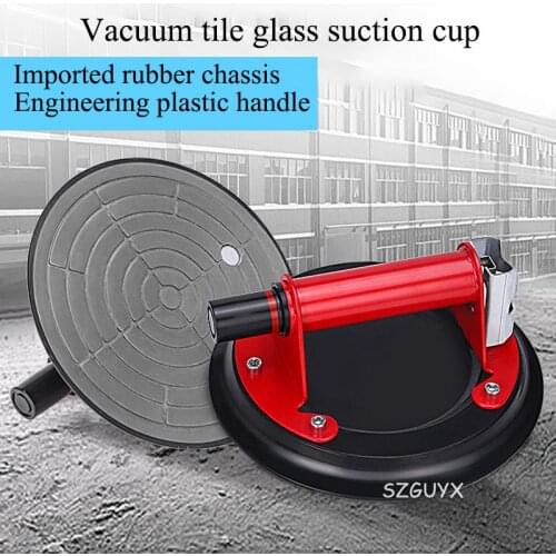 Heavy-duty vacuum ceramic tile glass suction cup holder / powerful large plate suction lifter tiling tool handling artifact