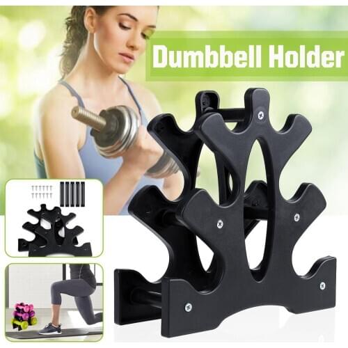 Plastic Dumbbell Rack Compact Dumbbell Holder Tree Stand Support Bracket
