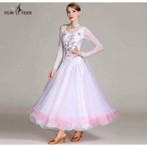 New ballroom dance competition dress dance ballroom waltz dresses standard dance dress women ballroom dress S7020