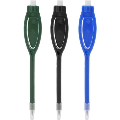 Golf Game Sleeve Pen Golf Scoring Pen Pencil Clip Golf Accessory Game Pen Scoring with Eraser Pen Sleeve Golf Marker Pencils