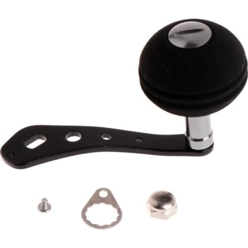 Fishing Handle Reel Single Knob Replacement Baitcasting Accessory Aluminum Alloy U2JB