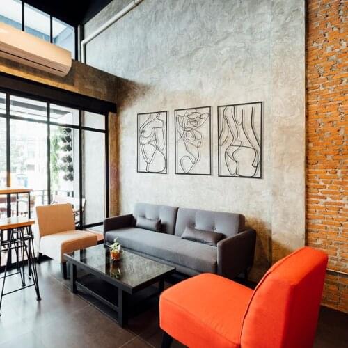 Scandinavian Abstract Line Poster Canvas Painting Print Women Body Wall Art Decorative Pictures For Living Room Home Decor