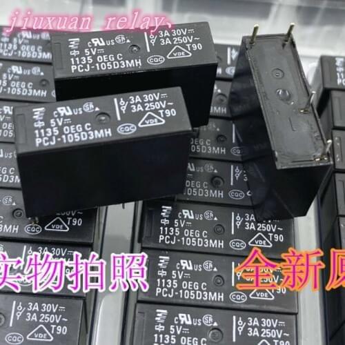 [In stock] Brand new original Relay PCJ-105D3MH 5V Automobile relay 3A 4pins HF46F