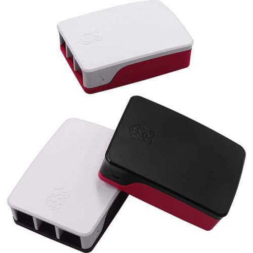 Red/White&Colorful Color ABS Plastic Protective Cover Enclosure Official Raspberry Pi 4 Case for Raspberry Pi 4