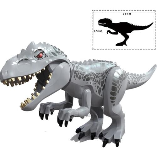 Animal World Dinosaur Park Tyrannosaurus horse Dimetrodon Scene accessories Building Blocks Bricks Toys Gifts
