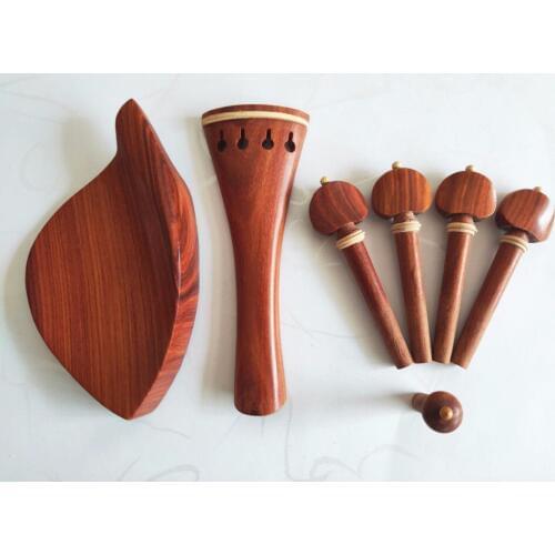 1 Sets of Fine Rosewood 4/4 Violin Parts,violin accessories