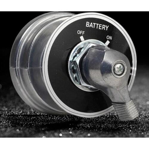 1 Piece High Current Master Battery Disconnect Switch Kit Aluminum Alloy and Copper Material for Car Vehicle RV and Boat