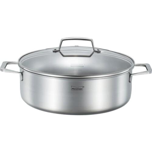 304) hot stainless steel pot house cooking, inductive furnace, Shabu Shabu multipurpose basin / 30 / 32cm